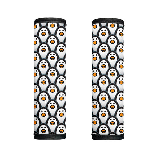 Cute Penguin Face Pattern Print Handle Covers