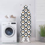 Cute Penguin Face Pattern Print Ironing Board Cover