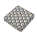 Cute Penguin Face Pattern Print Outdoor Seat Cushion Cover