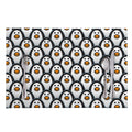 Cute Penguin Face Pattern Print Placemat