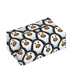 Cute Penguin Face Pattern Print Rectangle Tissue Box Cover