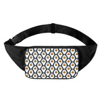 Cute Penguin Face Pattern Print Waist Bag