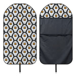 Cute Penguin Face Pattern Print Waterproof Car Seat Cover