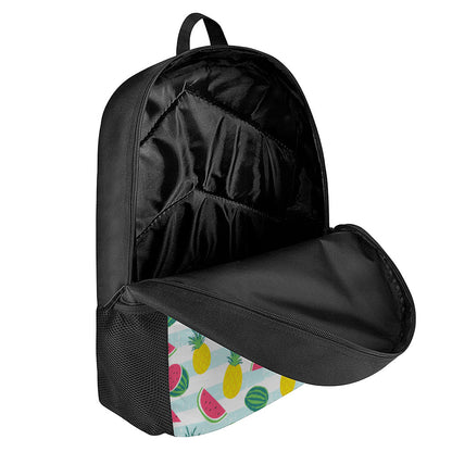 Cute Pineapple Watermelon Pattern Print 17 Inch Backpack