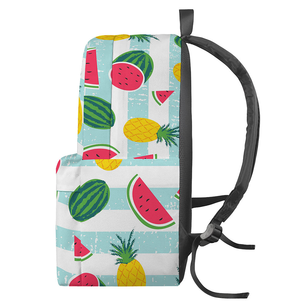 Cute Pineapple Watermelon Pattern Print Backpack