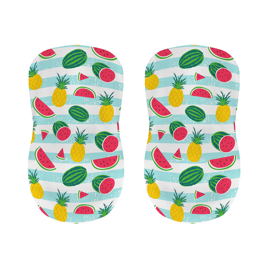 Cute Pineapple Watermelon Pattern Print Bar Stool Covers