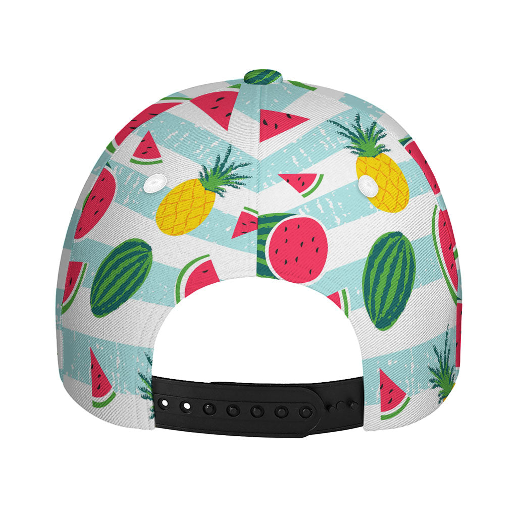 Cute Pineapple Watermelon Pattern Print Baseball Cap