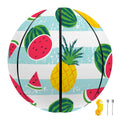 Cute Pineapple Watermelon Pattern Print Basketball