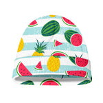 Cute Pineapple Watermelon Pattern Print Beanie