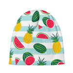 Cute Pineapple Watermelon Pattern Print Beanie
