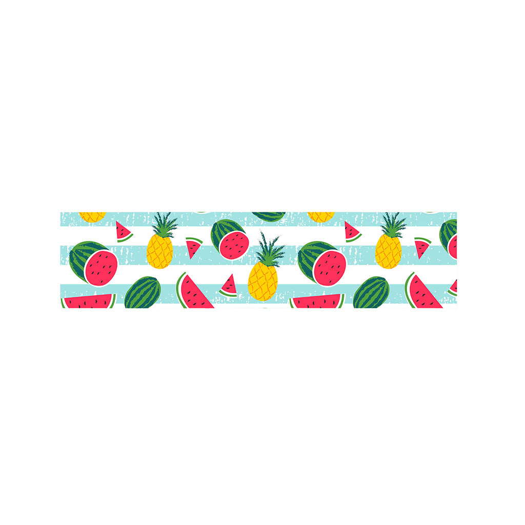 Cute Pineapple Watermelon Pattern Print Bed Runner