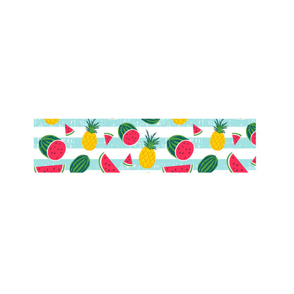 Cute Pineapple Watermelon Pattern Print Bed Runner