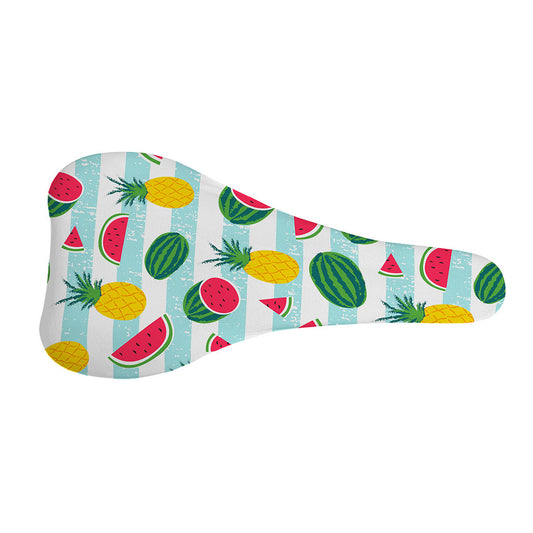 Cute Pineapple Watermelon Pattern Print Bicycle Seat Cover