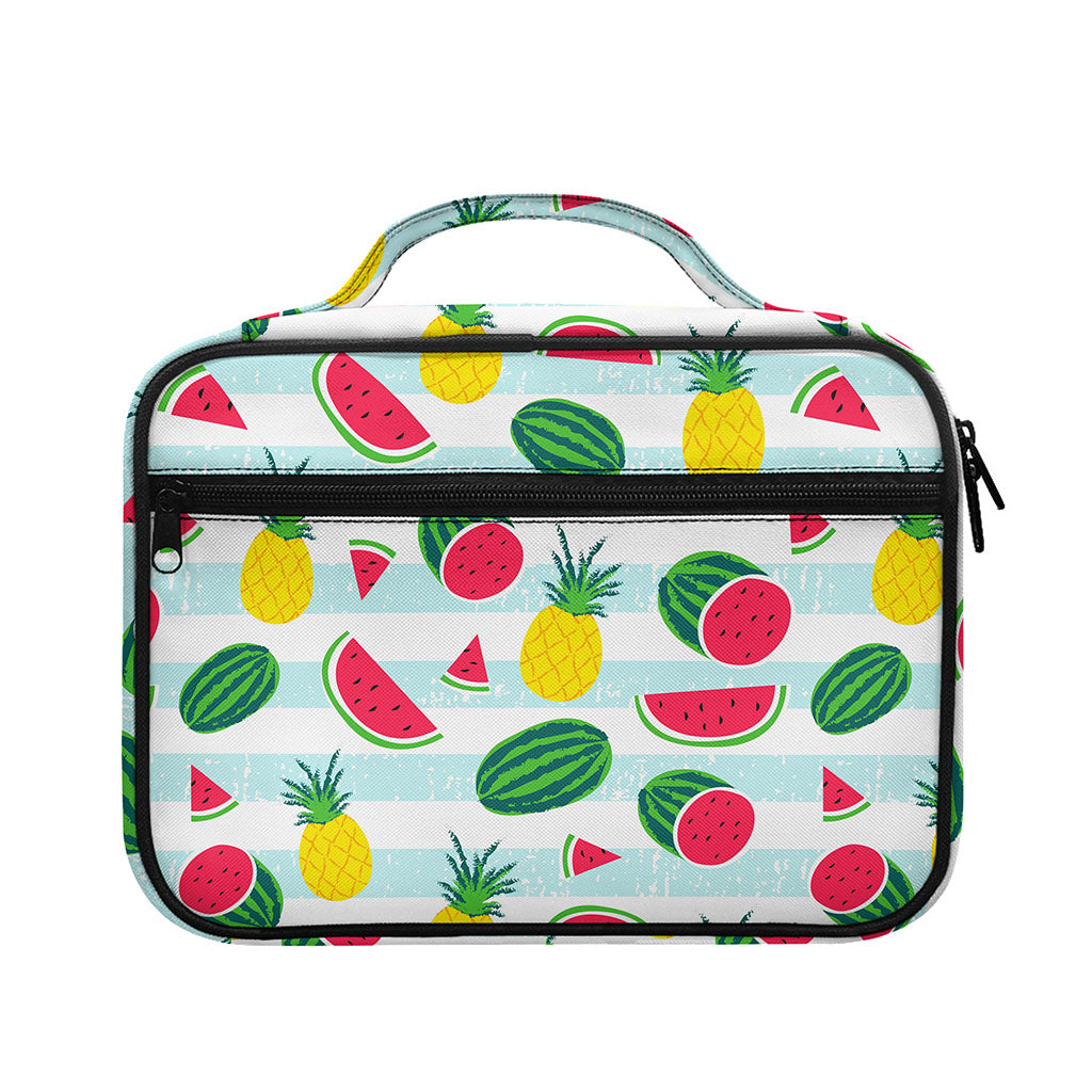 Cute Pineapple Watermelon Pattern Print Briefcase Bible Bag