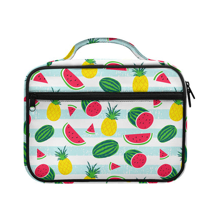 Cute Pineapple Watermelon Pattern Print Briefcase Bible Bag