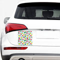 Cute Pineapple Watermelon Pattern Print Car Sticker