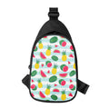 Cute Pineapple Watermelon Pattern Print Sling Bag
