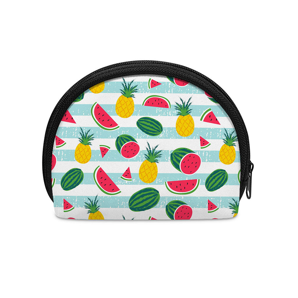Cute Pineapple Watermelon Pattern Print Coin Purse
