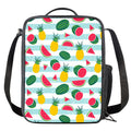 Cute Pineapple Watermelon Pattern Print Crossbody Lunch Bag