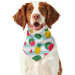 Cute Pineapple Watermelon Pattern Print Dog Bandana