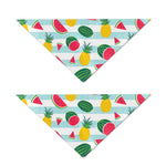 Cute Pineapple Watermelon Pattern Print Dog Bandana