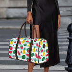 Cute Pineapple Watermelon Pattern Print Duffle Bag