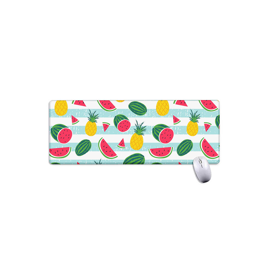 Cute Pineapple Watermelon Pattern Print Extended Mouse Pad