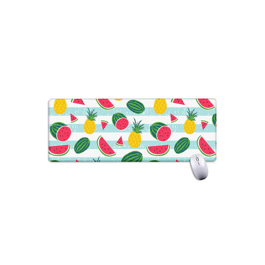 Cute Pineapple Watermelon Pattern Print Extended Mouse Pad