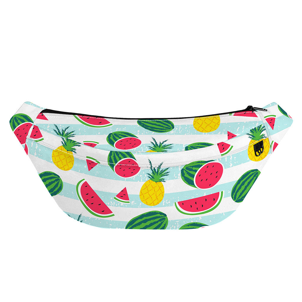 Cute Pineapple Watermelon Pattern Print Fanny Pack