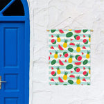 Cute Pineapple Watermelon Pattern Print Garden Flag