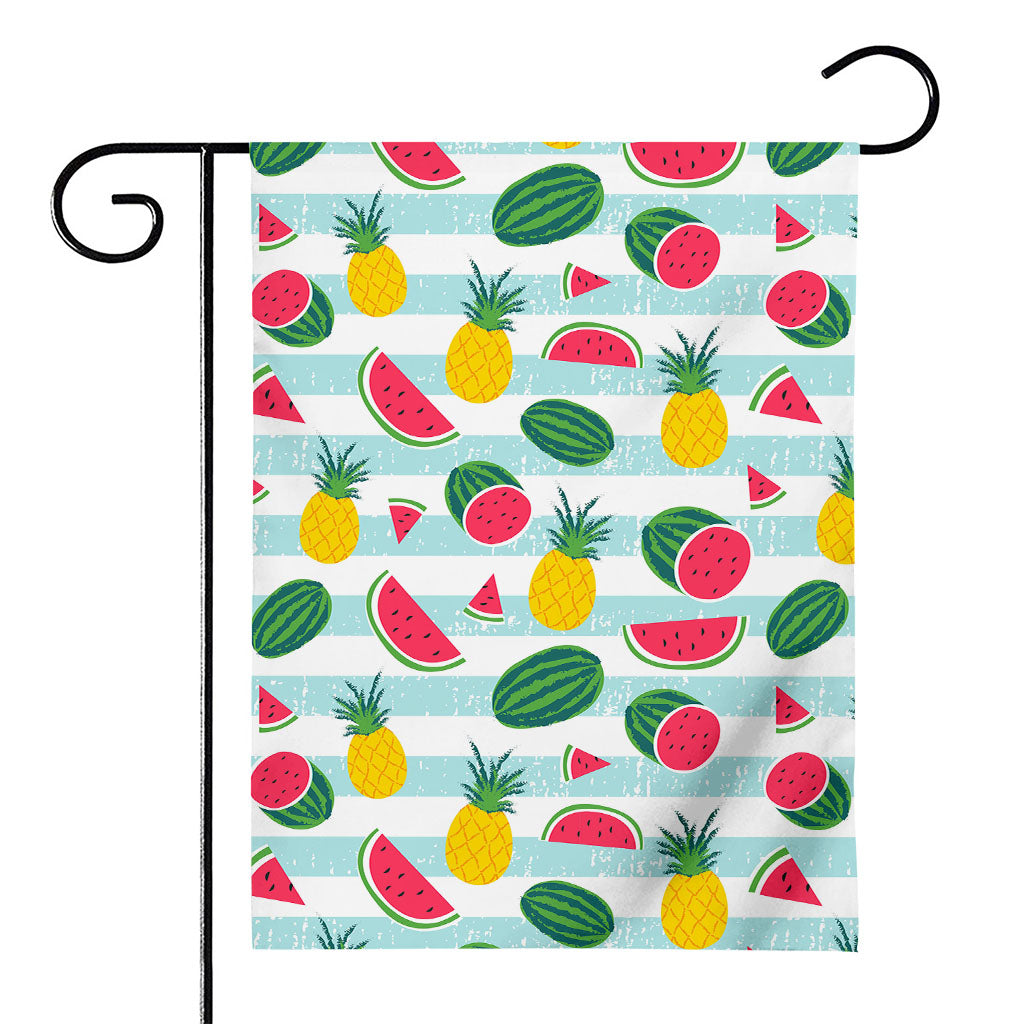 Cute Pineapple Watermelon Pattern Print House Flag