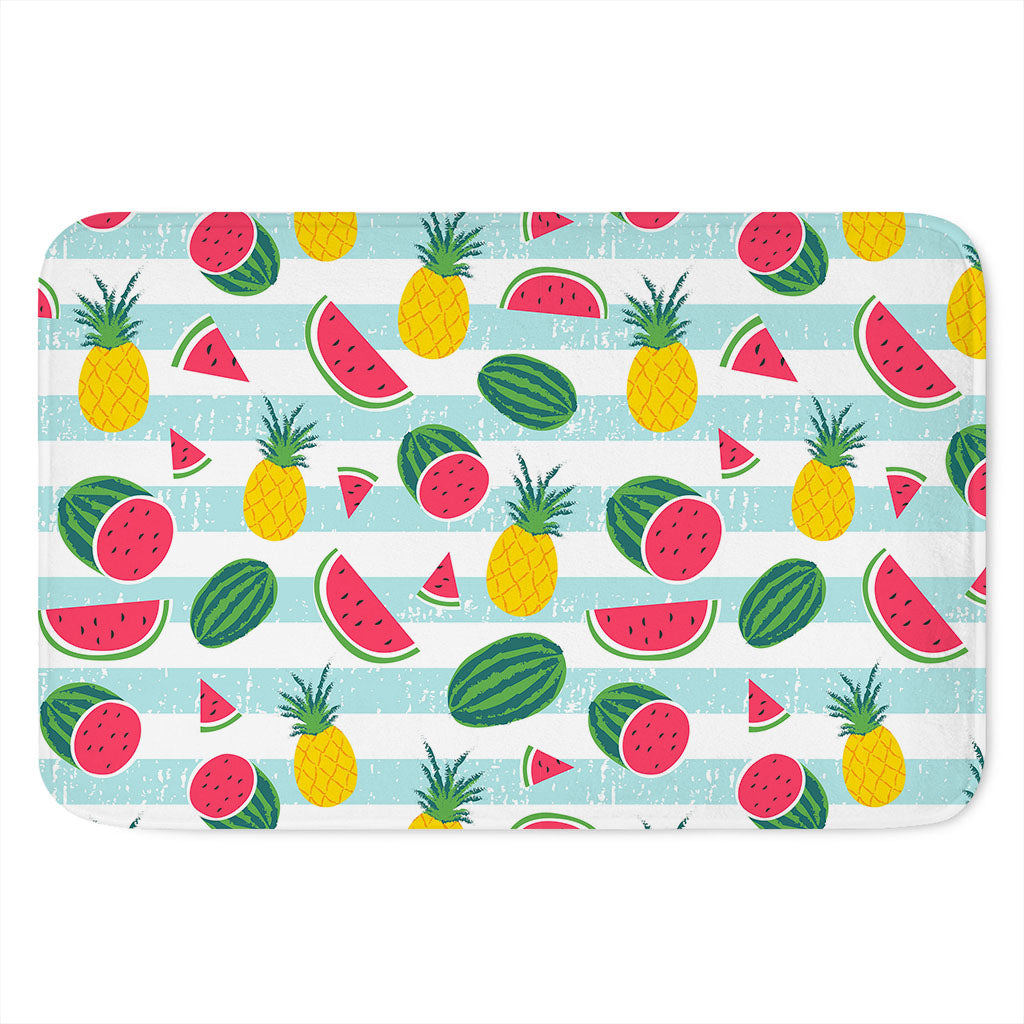 Cute Pineapple Watermelon Pattern Print Indoor Door Mat