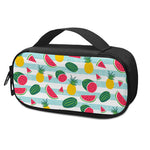 Cute Pineapple Watermelon Pattern Print Insulin Cooler Travel Case