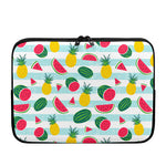 Cute Pineapple Watermelon Pattern Print Laptop Sleeve