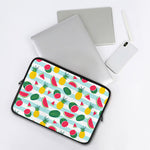Cute Pineapple Watermelon Pattern Print Laptop Sleeve