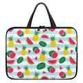 Cute Pineapple Watermelon Pattern Print Laptop Sleeve With Handle
