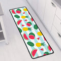 Cute Pineapple Watermelon Pattern Print Long Kitchen Mat