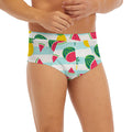 Cute Pineapple Watermelon Pattern Print Men's Briefs