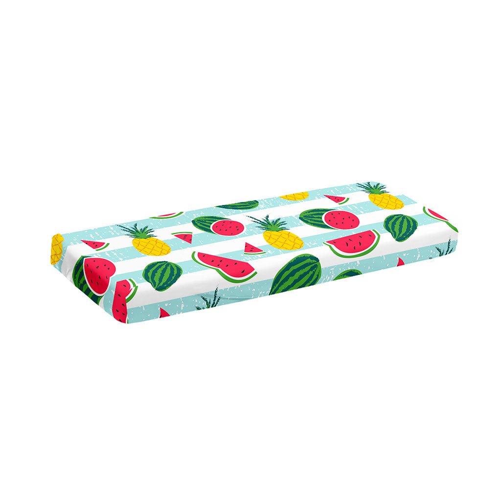 Cute Pineapple Watermelon Pattern Print Piano Keyboard Cover