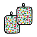Cute Pineapple Watermelon Pattern Print Pot Holders