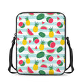 Cute Pineapple Watermelon Pattern Print Rectangular Crossbody Bag