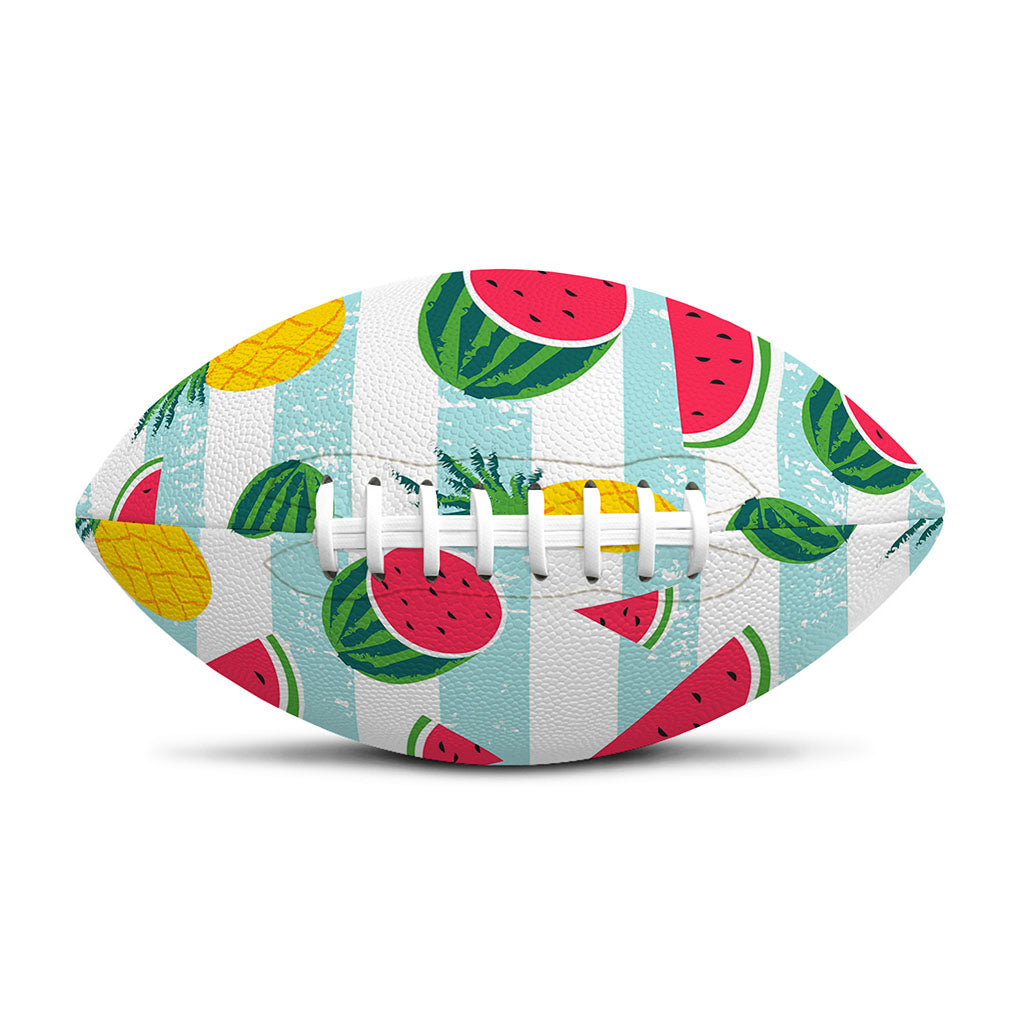 Cute Pineapple Watermelon Pattern Print Rugby Ball