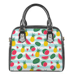 Cute Pineapple Watermelon Pattern Print Shoulder Handbag
