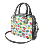 Cute Pineapple Watermelon Pattern Print Shoulder Handbag