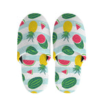 Cute Pineapple Watermelon Pattern Print Slippers