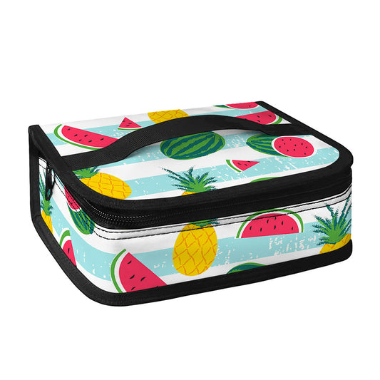 Cute Pineapple Watermelon Pattern Print Small Lunch Bag