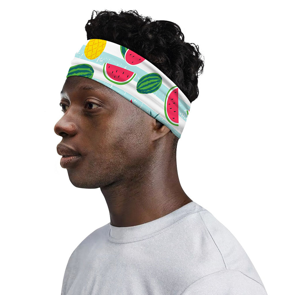 Cute Pineapple Watermelon Pattern Print Sports Headband