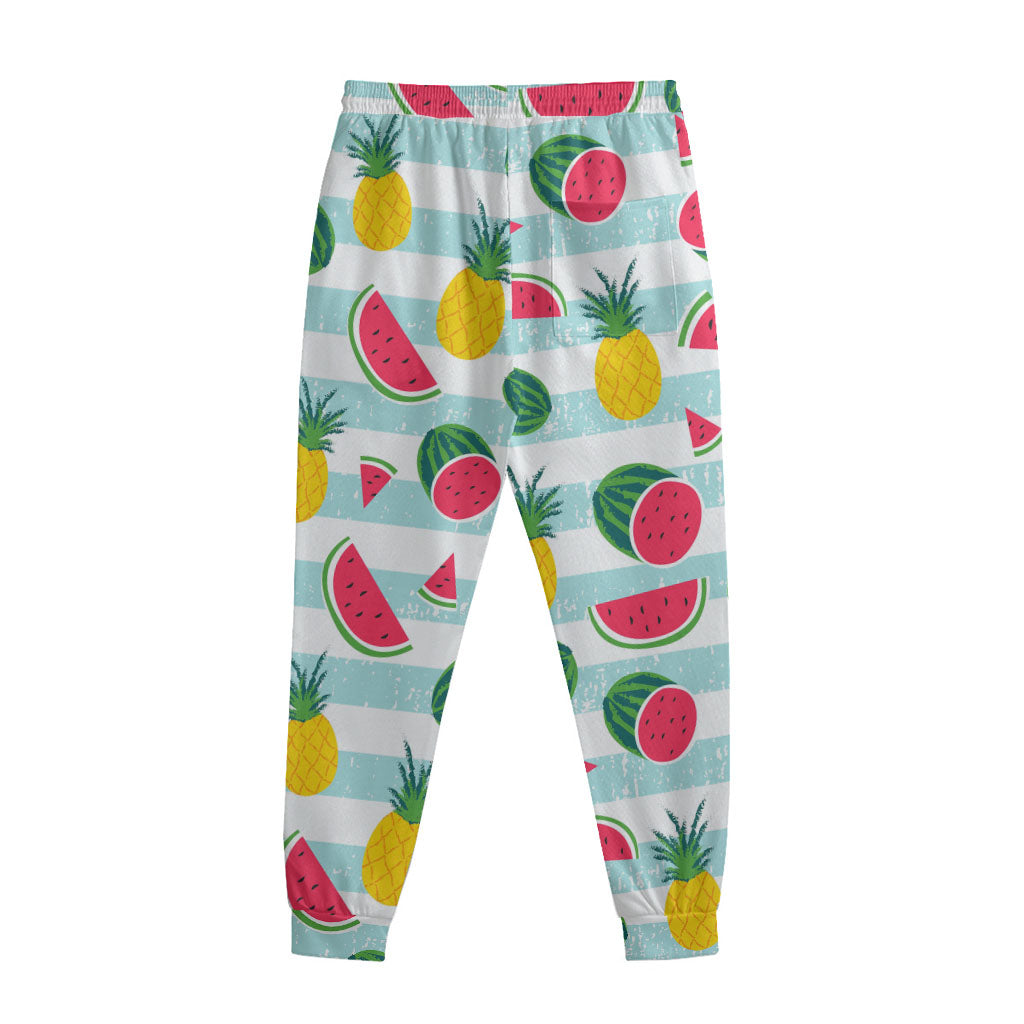Cute Pineapple Watermelon Pattern Print Sweatpants