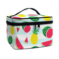 Cute Pineapple Watermelon Pattern Print Travel Makeup Bag