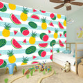 Cute Pineapple Watermelon Pattern Print Wall Sticker